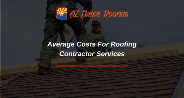 Roofing services pricing usa