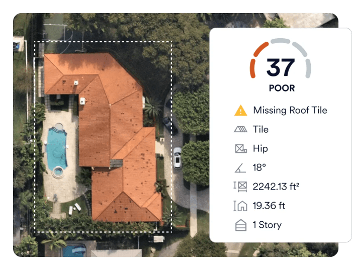 Roofing analytics software