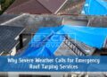 Emergency roof tarp services