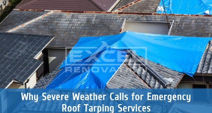 Emergency roof tarp services