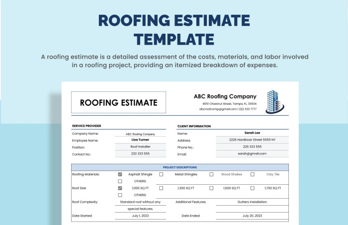 Commercial roofing estimate online